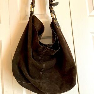 Lucky Brand Slouch Suede Purse